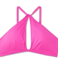 Women's Longline Keyhole Halter Bikini Top - Shade & Shore™ Black -Default Template 7 GUEST f336faa0 f61b 49b3 abeb 503413ca7425