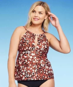 Women's Leopard Print High Neck Keyhole Tankini Top - Kona Sol™ Brown 19 Women's Leopard Print High Neck Keyhole Tankini Top - Kona Sol™ Brown -Default Template 7 GUEST f49e61e6 a4ca 4519 a9f7 95f0164de8a7 2