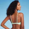 Women's Ribbed Underwire Bikini Top - Shade & Shore™ Green