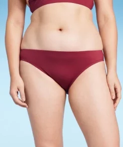 Women's Medium Coverage Hipster Bikini Bottom - Shade & Shore™ Burgundy -Default Template 7 GUEST f65c6769 64d1 436d a168 66902248850e