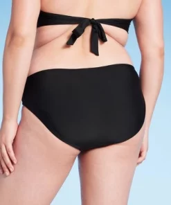 Women's Low-Rise Full Coverage Hipster Bikini Bottom - Shade & Shore™ Black -Default Template 7 GUEST f879b81e 13b8 4ab1 826e b676b9693bb9