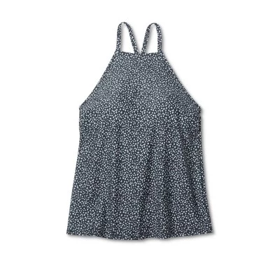 Women's High Neck Tankini Top - Kona Sol™ Black 6 Women's High Neck Tankini Top - Kona Sol™ Black - Image 4