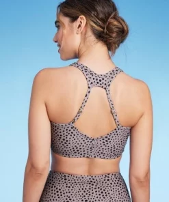 Women's Longline Twist Bikini Top - Kona Sol™ Multi Black